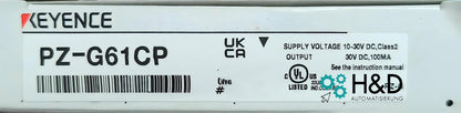 PZ-G61CP Capteurs photoélectriques Keyence