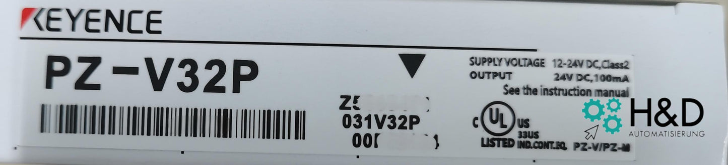 PZ-V32P Keyence Selbstjustierende fotoelektrische Sensoren Rechteckige reflektierende Ausführung mit M8-Stecker, PNP