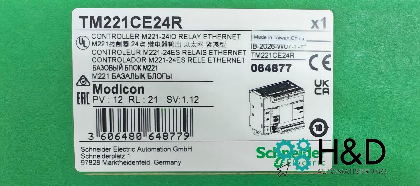 Schneider Electric TM221CE24R Controllore logico