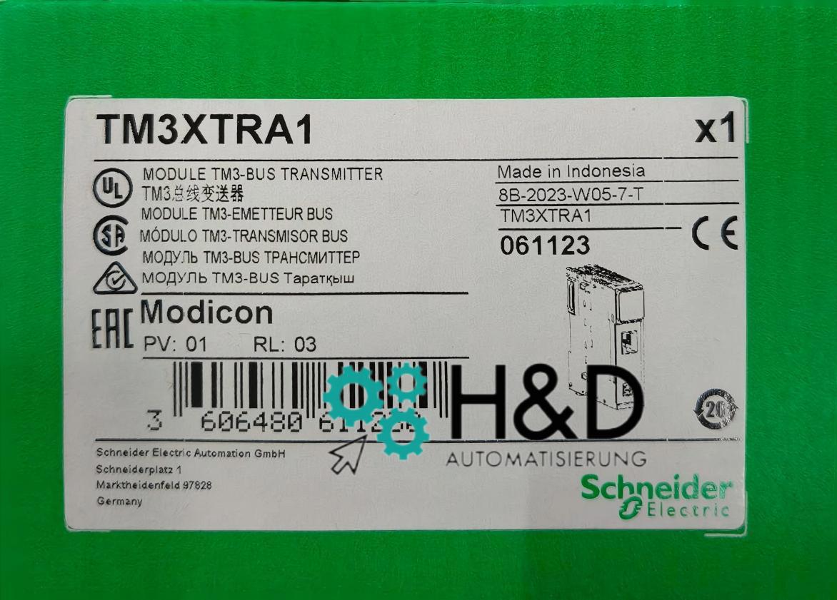 Module d'extension de bus Schneider Electric TM3XTRA1, Modicon TM3, émetteur