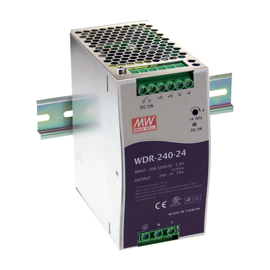 WDR-240-24 Mean Well Nuovo e Sigillato