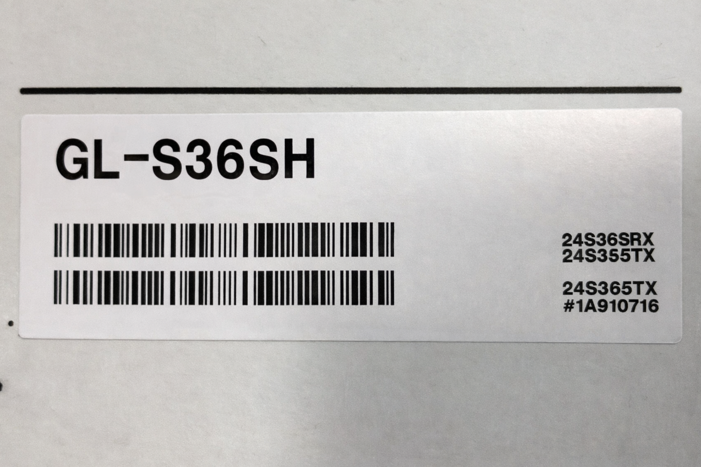 Cortina de luz de seguridad KEYENCE GL-S36SH tipo protección manual