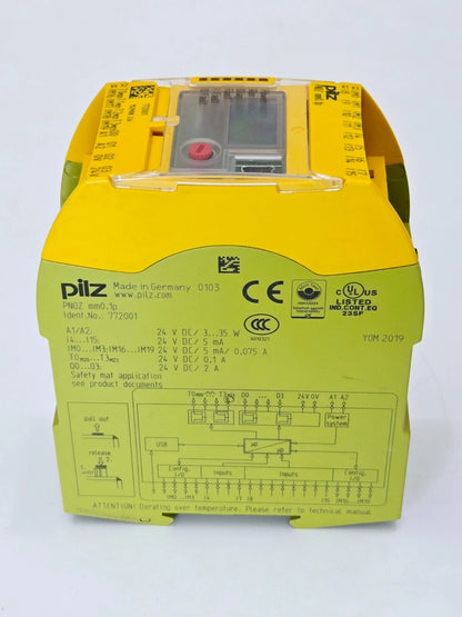 Pilz 772001 PNOZ X1 Safety Relay Module 24V AC/DC