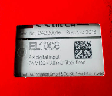 Beckhoff EL1008 8-Channel Digital Input EtherCAT Terminal