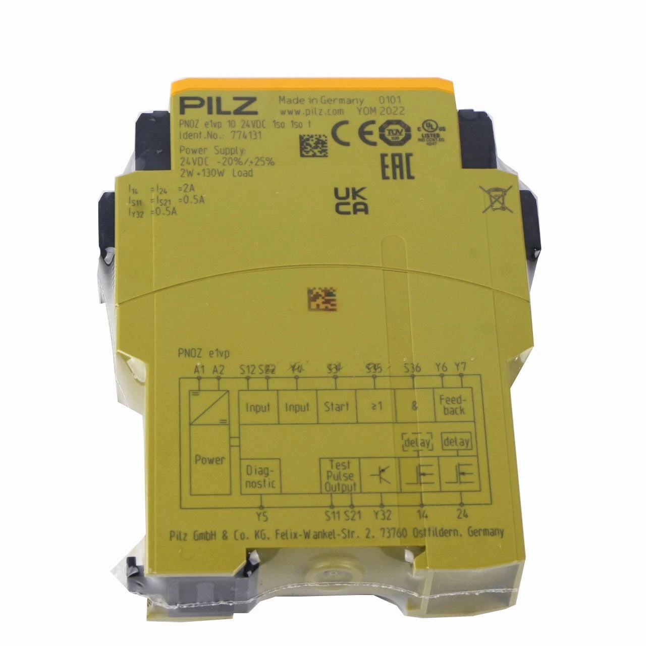 Pilz 774131 PNOZ s1 Safety Relay Module 24V DC
