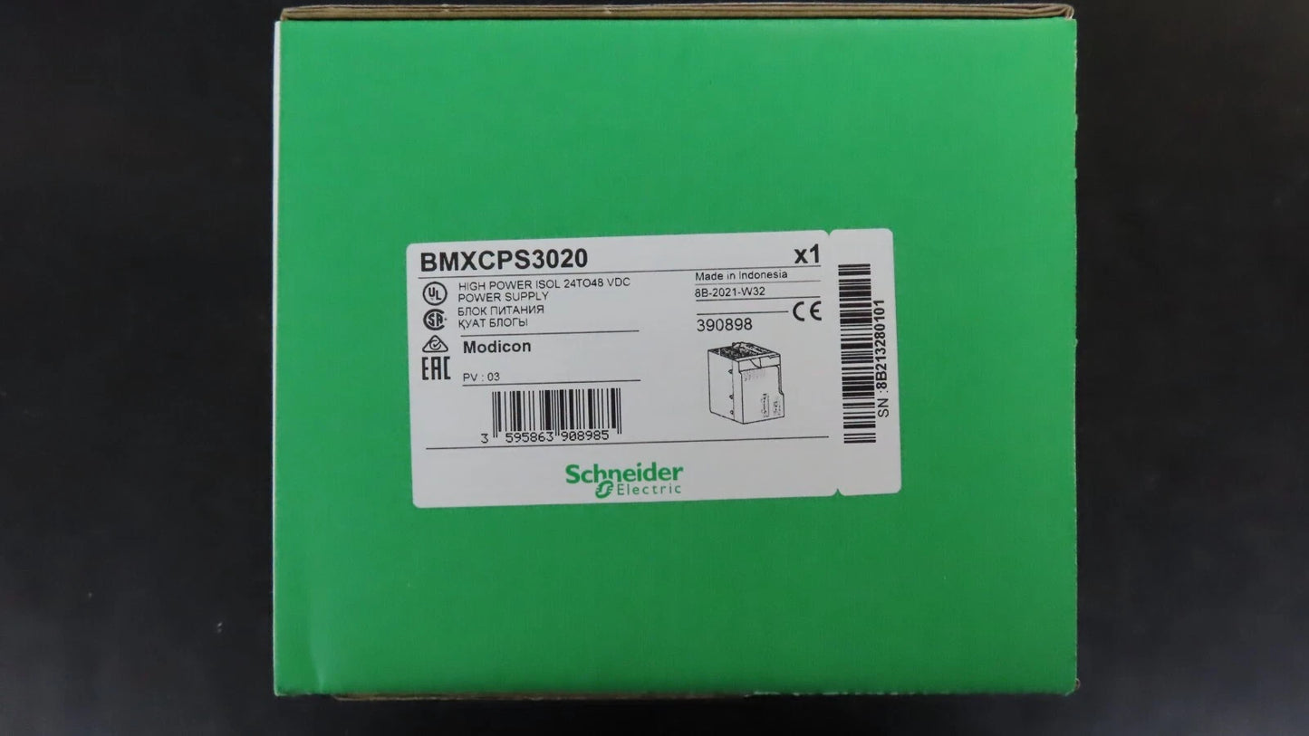 BMXCPS3020 Schneider Electric, módulo de fuente de alimentación, Modicon X